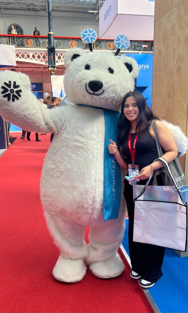 Event with Snowflake mascot